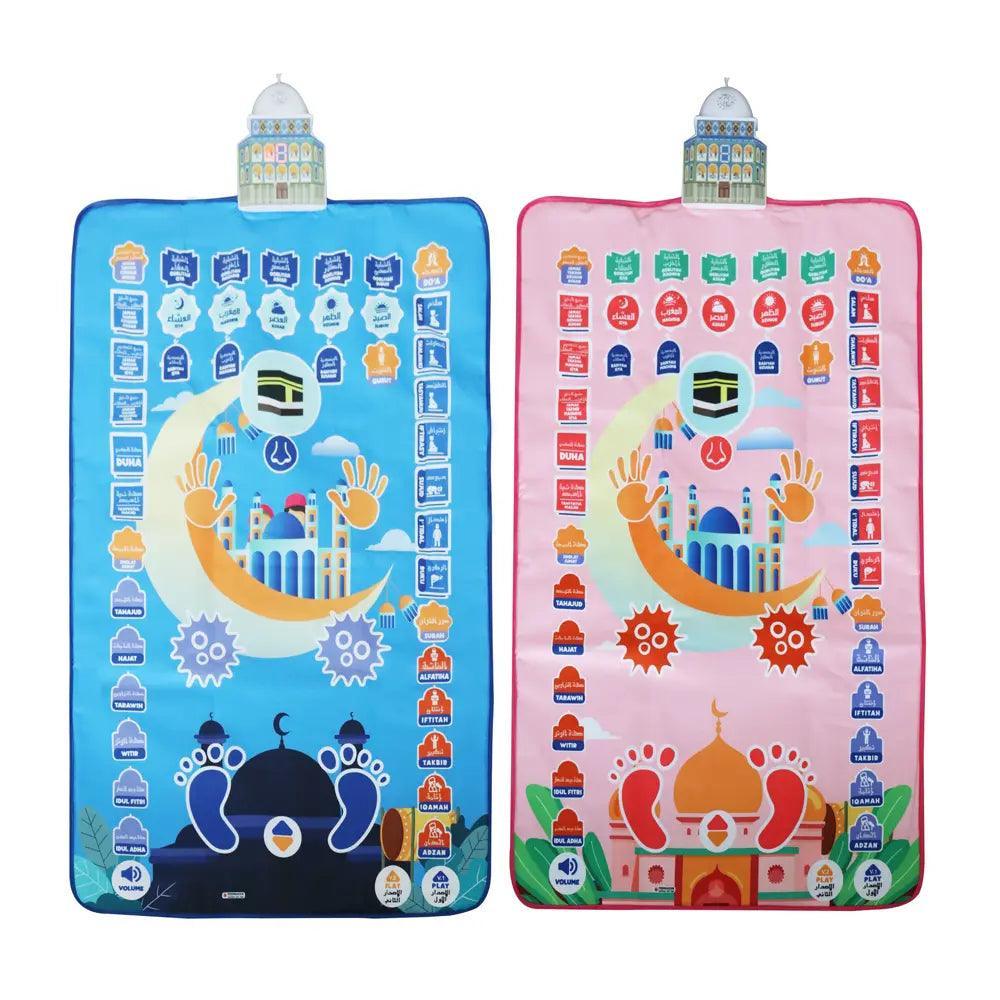 Electronic Interactive Children Prayer Mat, Muslim Kids Educational Prayer Mat (MR032)