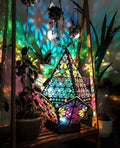 MR034 Polar Star Projection Lamp, Diamond  Wooden Colorful Decoration