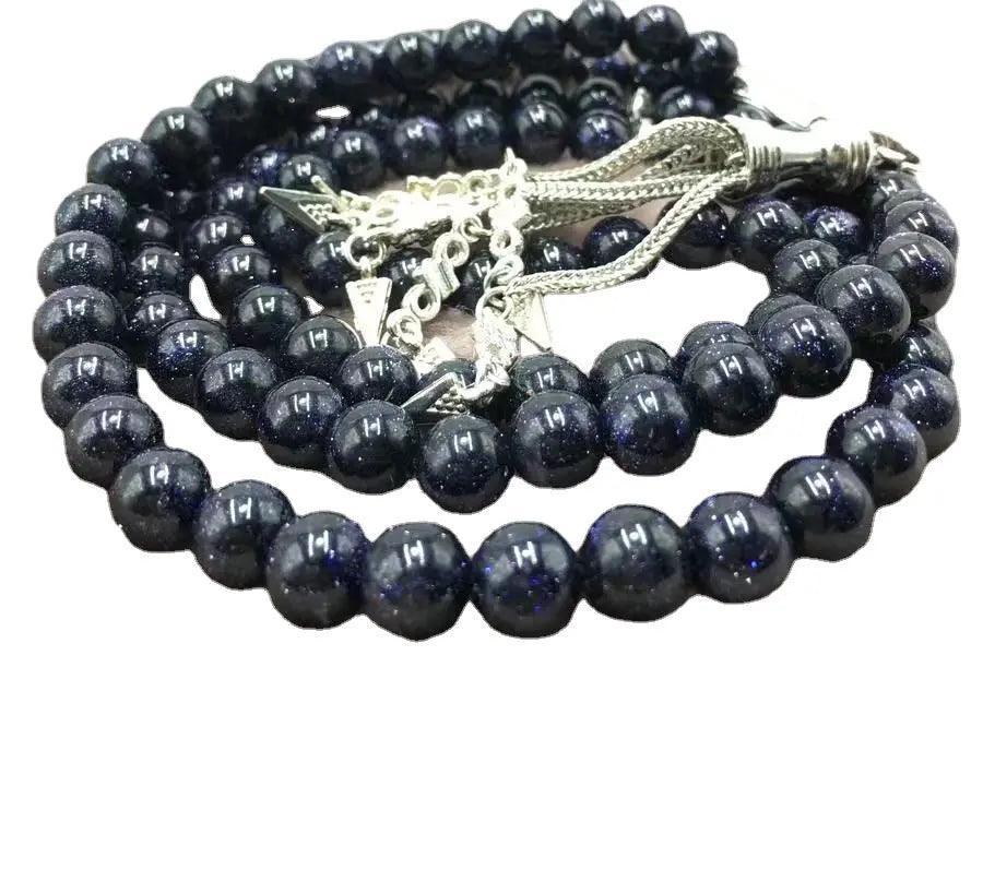 MR051 Agate Tasbeeh - Natural Crystal Prayer Beads for Tasbeeh