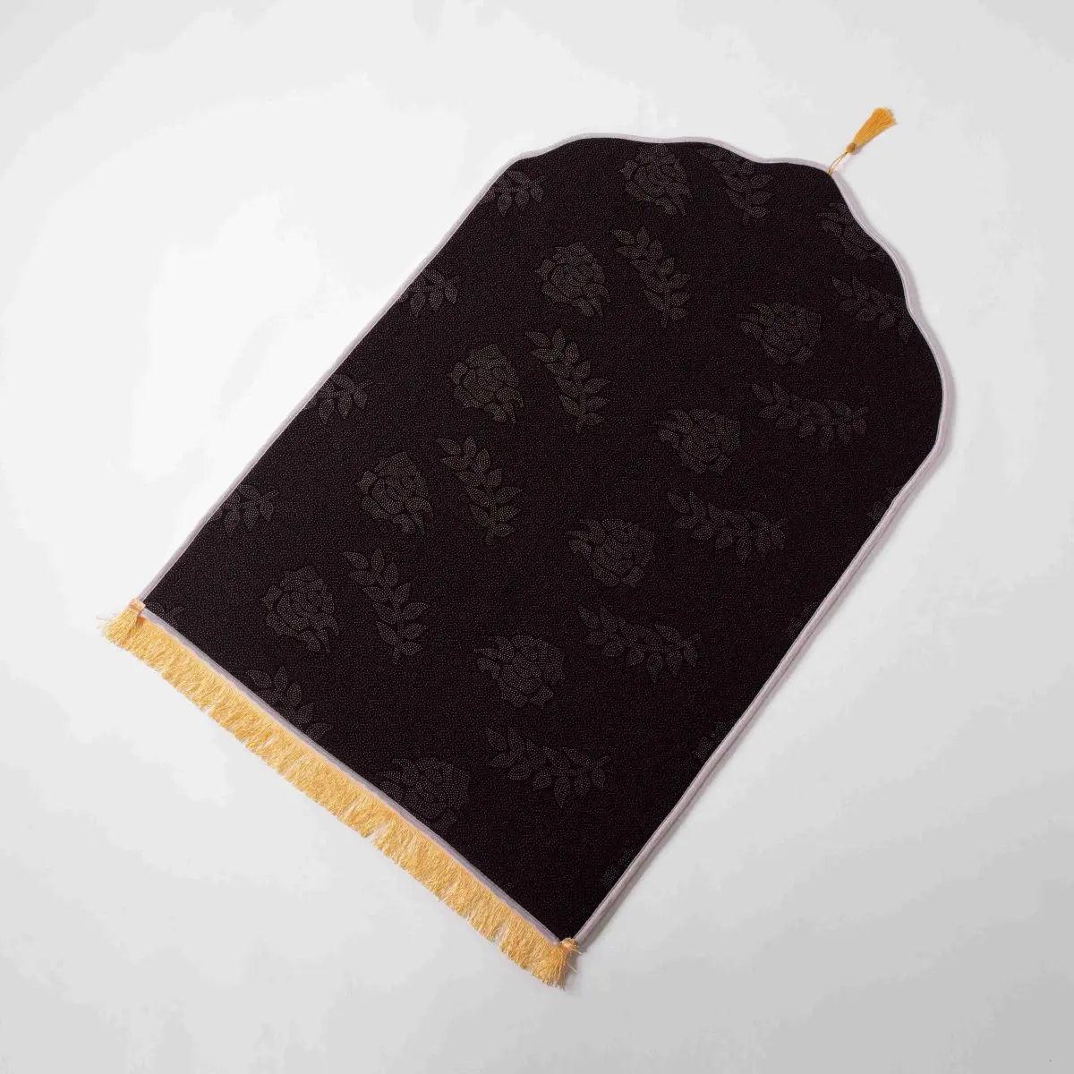 MR054 Thickened Sponge Printed Flannel Tassel Prayer Mat