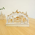 MR058 Wooden LED Atmosphere Decorative Moon Lamp
