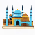 MR059 Wooden LED MASJID Shape Atmosphere Light