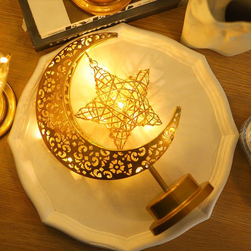 MR060 LED Wrought Iron Moon Lamp