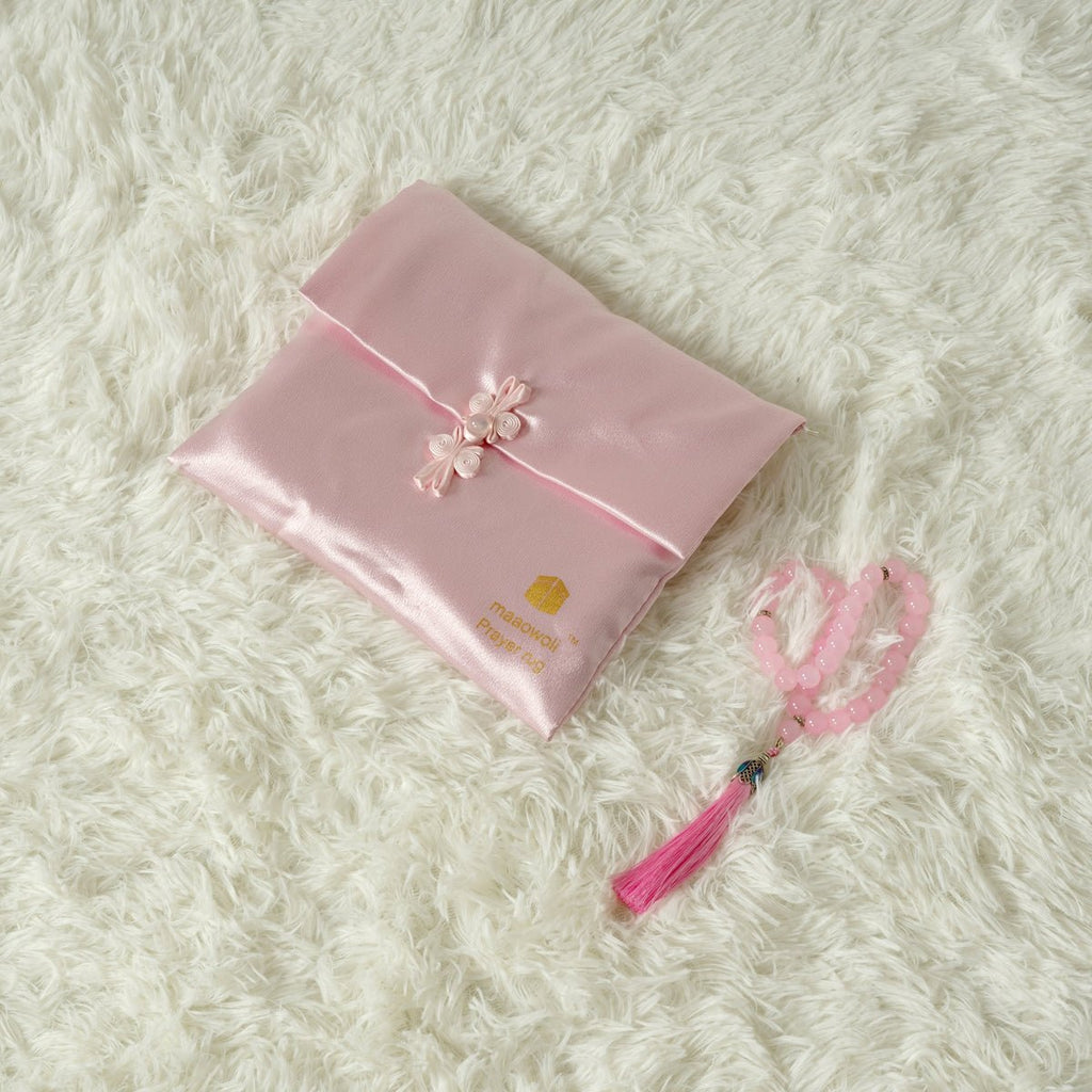 MR065 Eco-Friendly New Luxury Prayer Mat and Tasbeeh Set