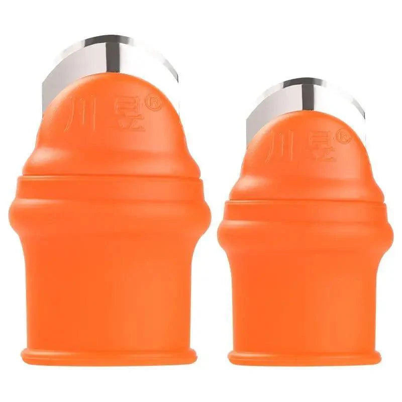 Multi-Functional 1 Set Silicone Finger Protector With Blade For Fruits Vegetable Thumb Knife Finger Guard Kitchen Accessories