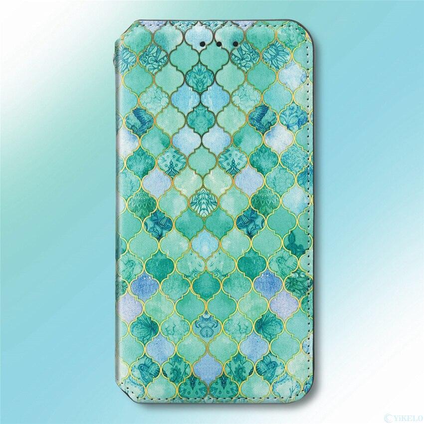 Multicolored Phone Case For iPhone 13 12 11 Pro Mini Cover Wallet Card Slot Flip Magnetic Leather PU Leather Flip Wallet Cover with Card Slots Case Cover