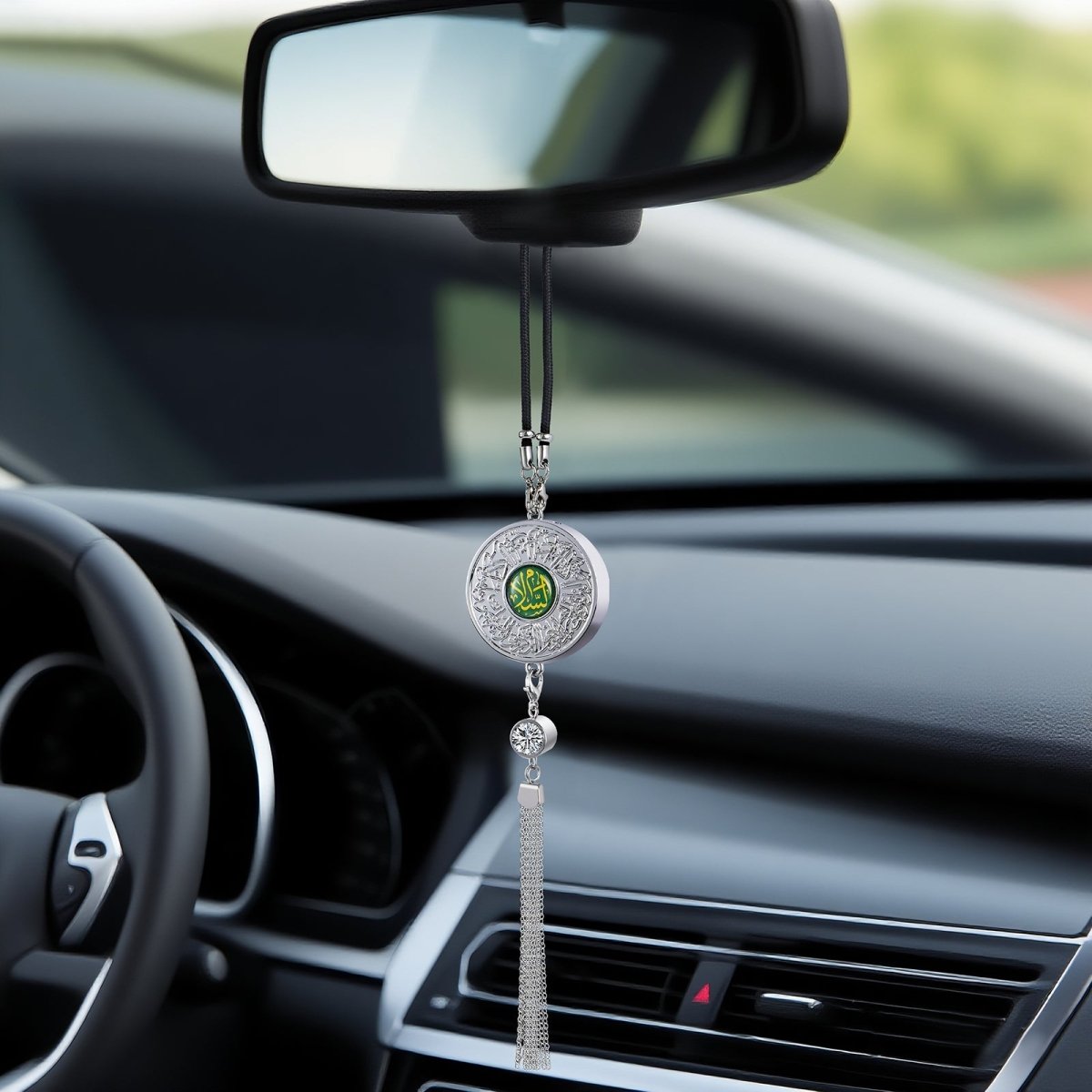 Islamic Hanging Car Accessory Made From Alloy | Quranic Ayat Car Hanging Ornament（MAC238）