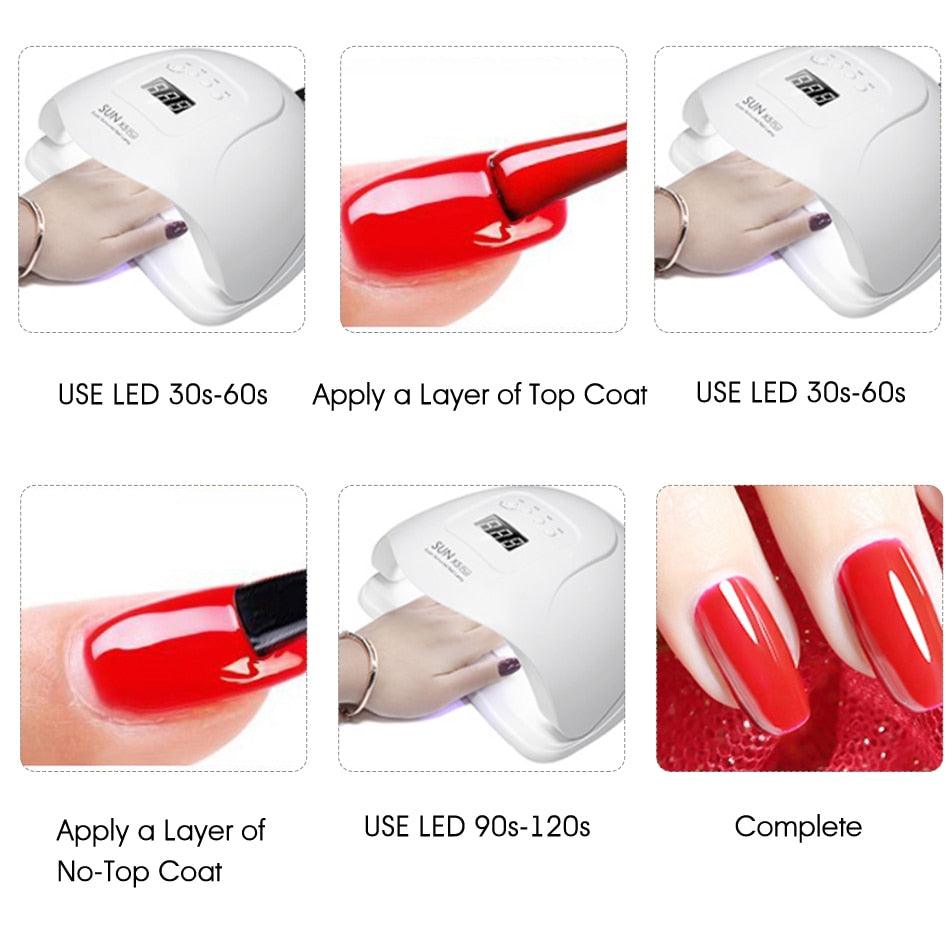 Nail Gel Polish UV Gel Varnish Manicure Design Elegant Glossy Colorful Fashion Style For Womens Fashion Nail Gel