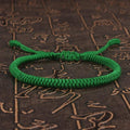 National Style Lucky Red String Bracelet Handmade Braided Knot Charm Bracelets For Women Men Red Bracelet Protection Red Cord Bracelet Adjustable Braided Knot Bracelet