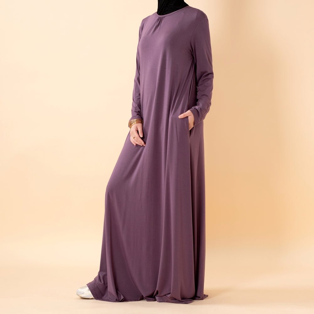 Natural Stretch Premium Lenzing™ Modal A-Line Dress (MA357)