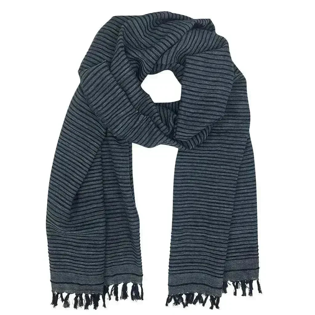 Ethiopian Stripe Wrap Scarf