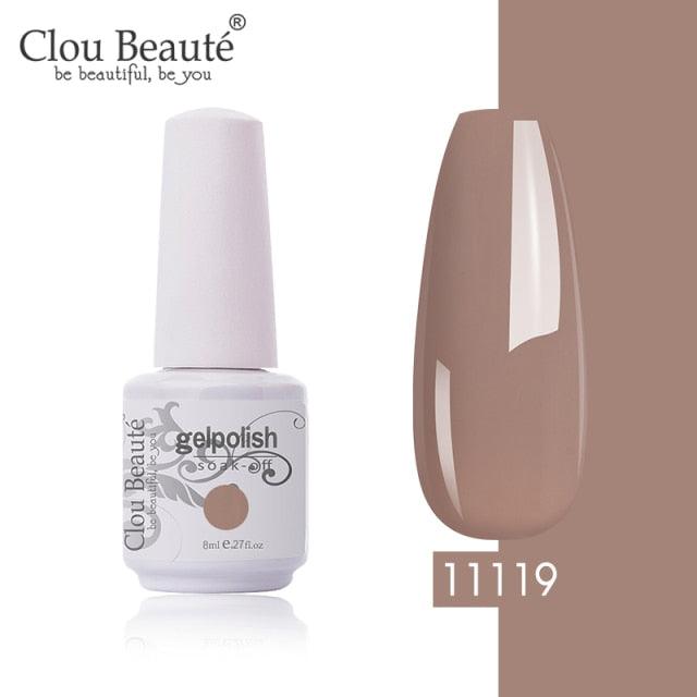 New 2022 Women Gel Nail Polish Pure Pink UV Gel Nail Polish Art Manicure Luxury Colorful Design For Ladies and Womens