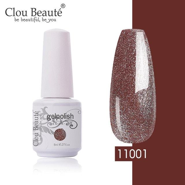 New 2022 Women Gel Nail Polish Pure Pink UV Gel Nail Polish Art Manicure Luxury Colorful Design For Ladies and Womens