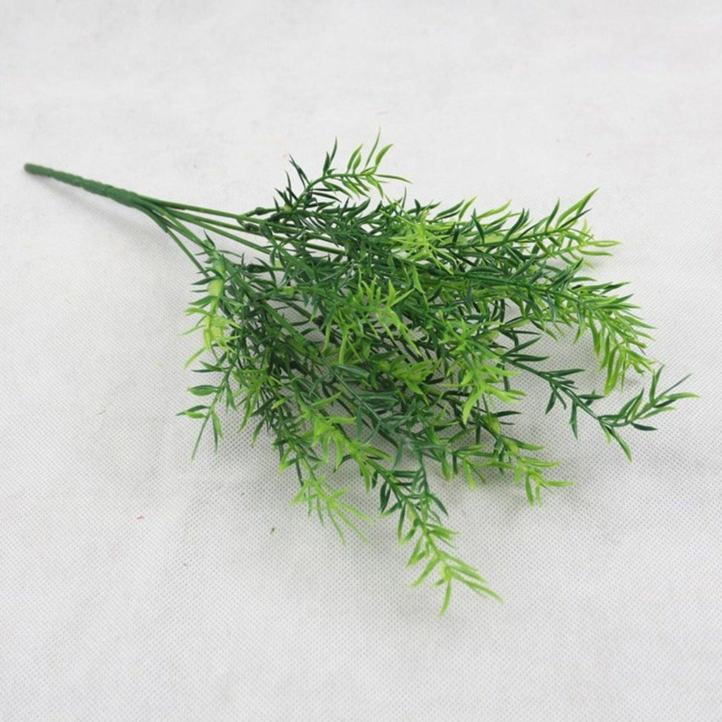 New Artificial Shrubs Boston Fern Grass Fake Green Bushes Indoor Outdoor UV Resistant Indoor Outside For Home Garden Porch Window Décor