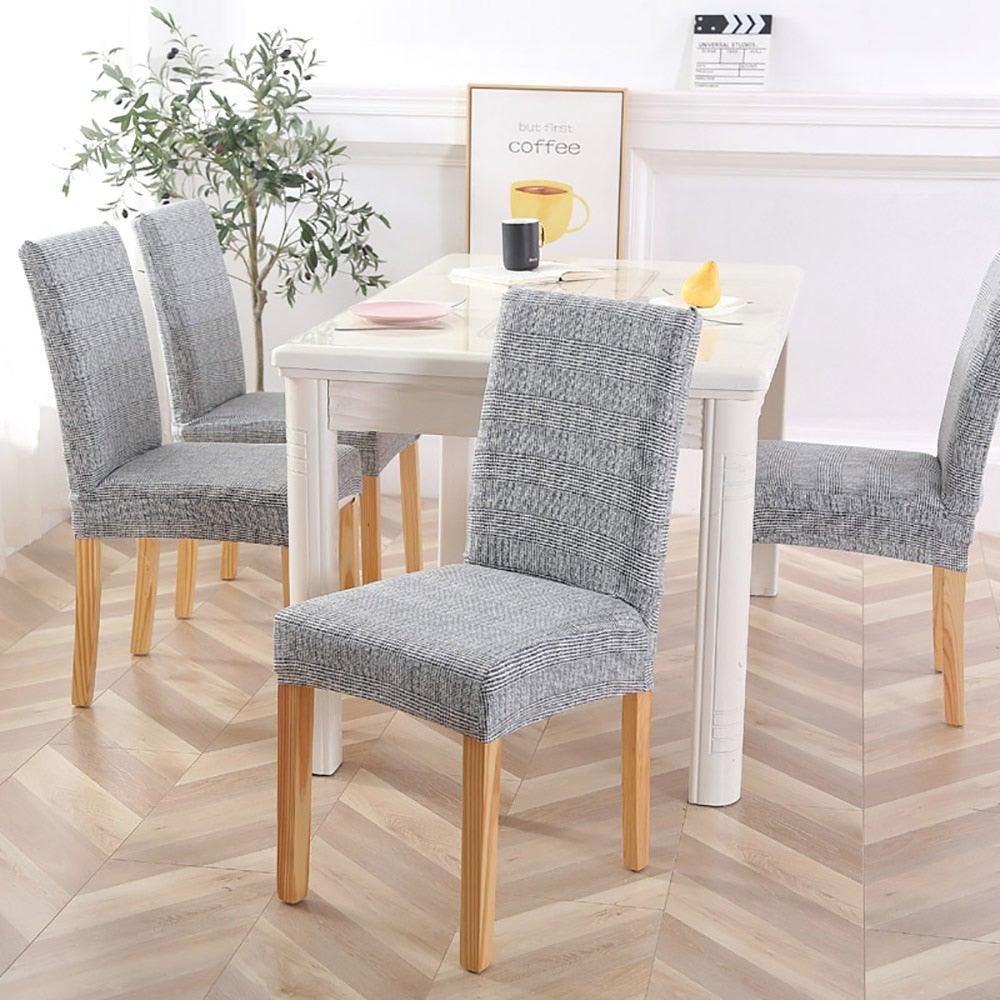 New Chair Covers Spandex Stretch Chair Covers Dining Slipcover Decorative Chair Cover floral For Kitchen Wedding Banquet Hotel Stretch Armless Chair Slipcover for Dining Room Seat Cushion, Spandex Kitchen Parson Chair Protector Cover, Removable & Washable