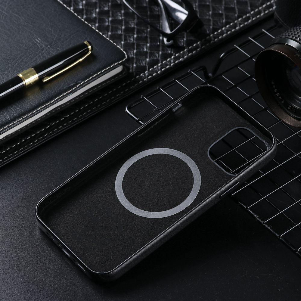 New Colorful Leather For iPhone 14 13 Pro Max Mini Magnet Case Cover Wireless Charging Drop Protect Covers Shockproof Slim Back Cover Leather Case For iPhone Slim and Aesthetic iPhone 14 case