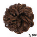 New Girl's Synthetic Chignon Red Pink Purple Blue Green Curly Messy Bun Kids Donut Roller Hair Bun Heat Resistant Fake Hair Wigs For Black Women Cosplay Wigs For Women