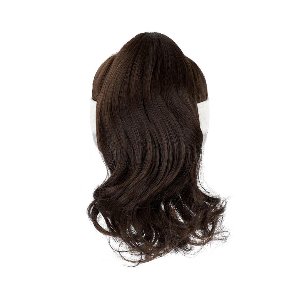 Ponytail Extension Cap hair Synthetic Wig Curly Wavy Wigs with Visor Hat hair Wigs for Women Hat Baseball Wigs For Black Women Cosplay Wigs For Women