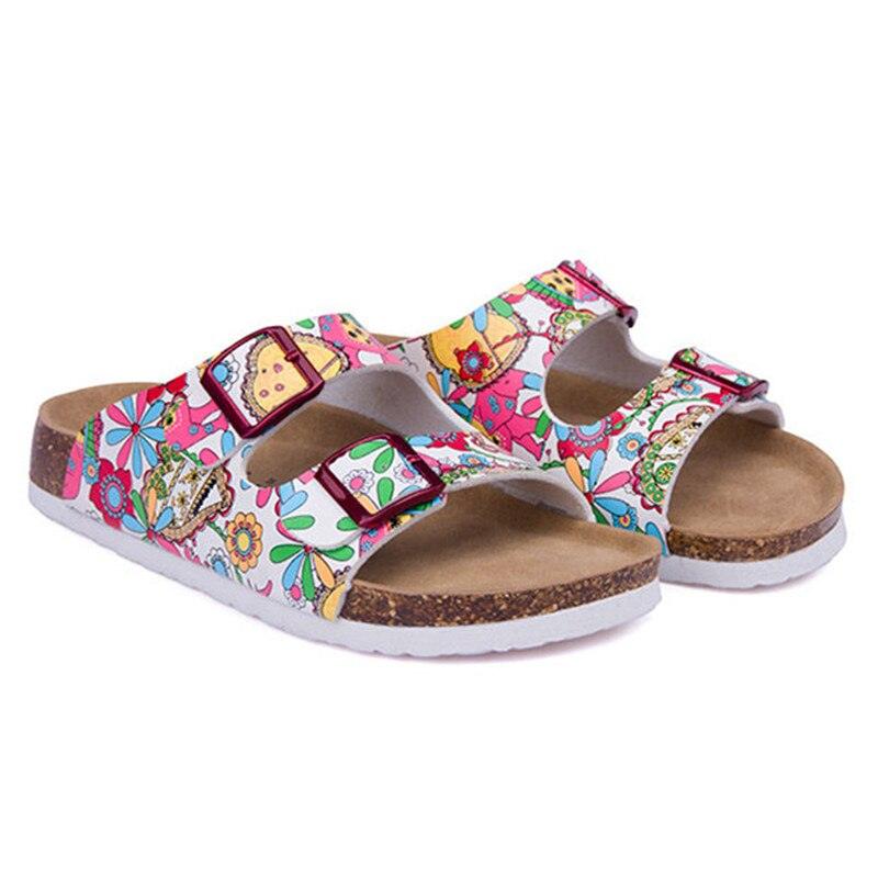 New Summer Beach Slippers Casual Double Buckle Non-slip Clogs Slides Women Slip On Flip Flop Women's Comfort Slides Double Buckle Adjustable EVA Flat Sandals