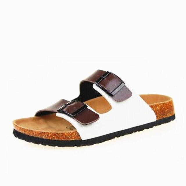 New Summer Beach Slippers Casual Double Buckle Non-slip Clogs Slides Women Slip On Flip Flop Women's Comfort Slides Double Buckle Adjustable EVA Flat Sandals