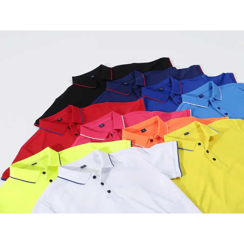 New Summer High-End Modern Custom Breathable Polo Shirt For Men And Women Cool Printing Casual Business Style Top Simple Solid Color Unique Polo Shirts for Men Women Unisex Summer Polo Shirts