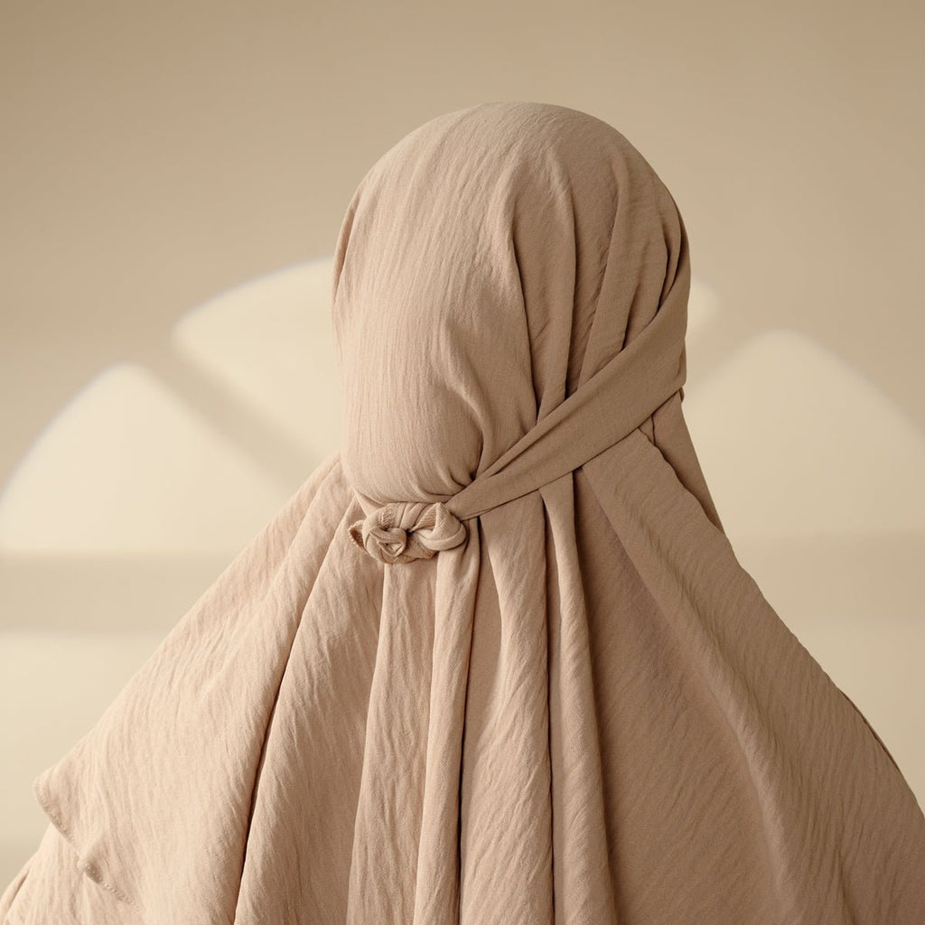 New Two-Layer Crepe Khimar (MK010)