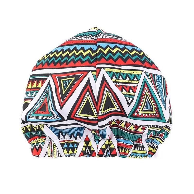 New Vintage African Print Stretch Bandana Head Wrap Long Scarf satin Floral Women Party Turban Headwear Cap Hair Accessories