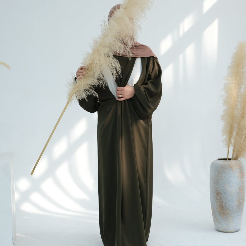 Nida Fabric Nursing Abaya(MA387)