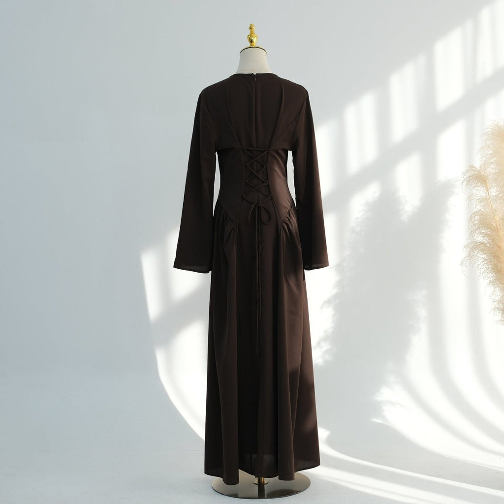 Nida Flared Maxi Dress(MS435)