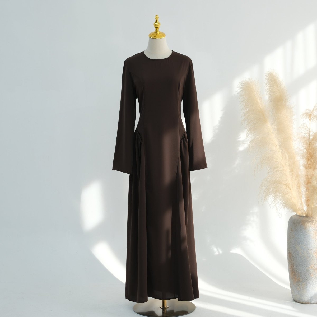 Nida Flared Maxi Dress(MS435)