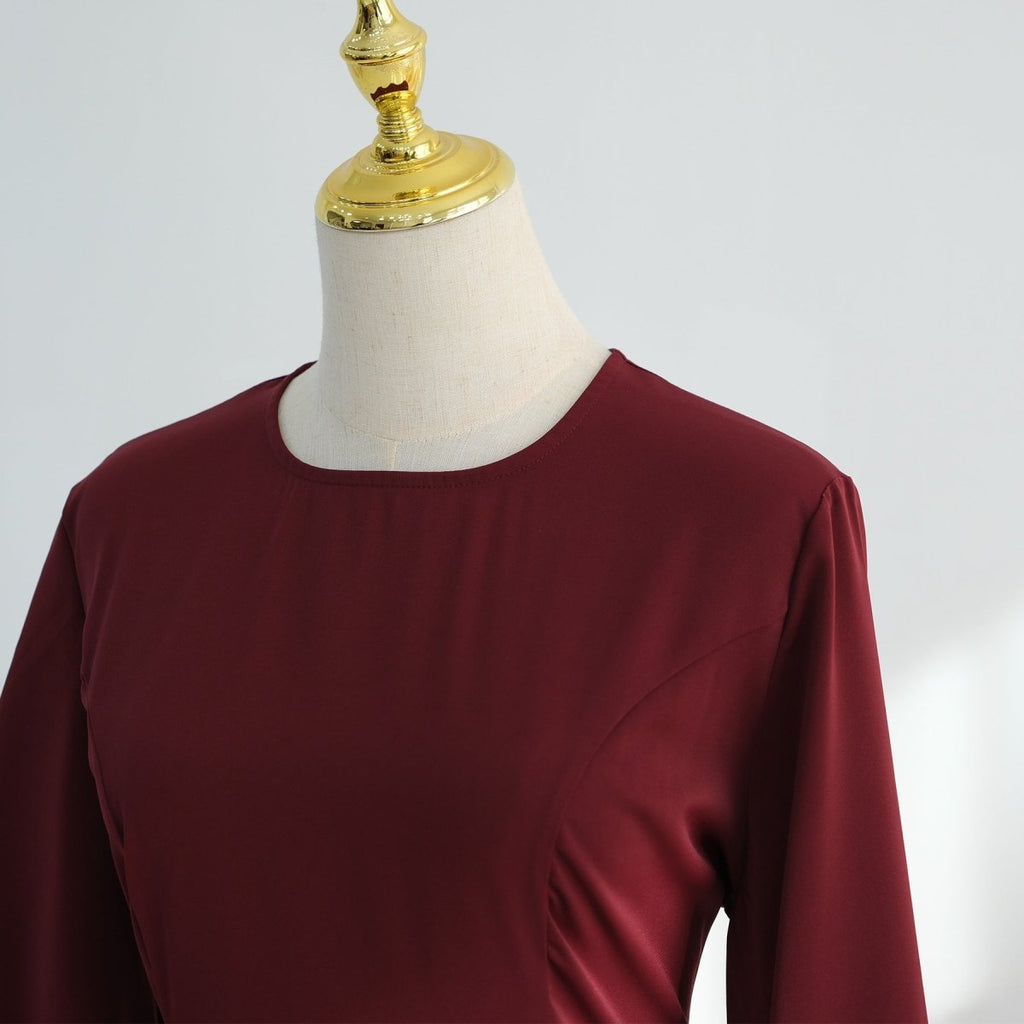 Nida Flared Maxi Dress(MS435)