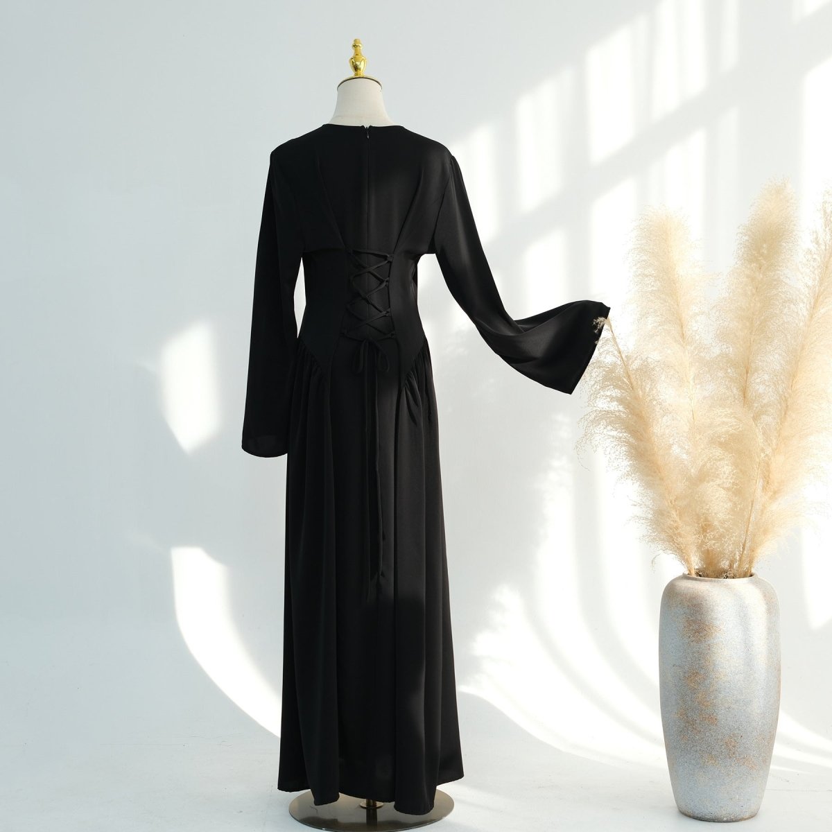 Nida Flared Maxi Dress(MS435)
