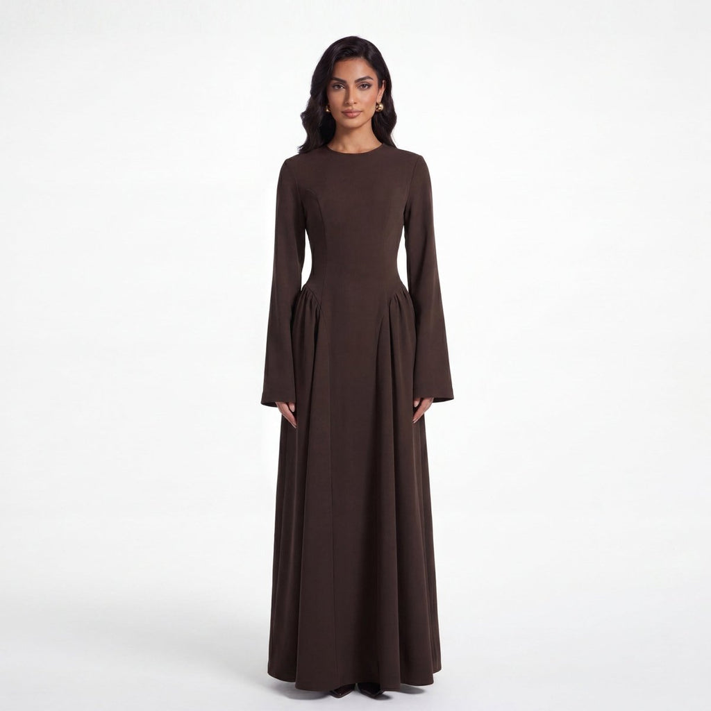 Nida Flared Maxi Dress(MS435)