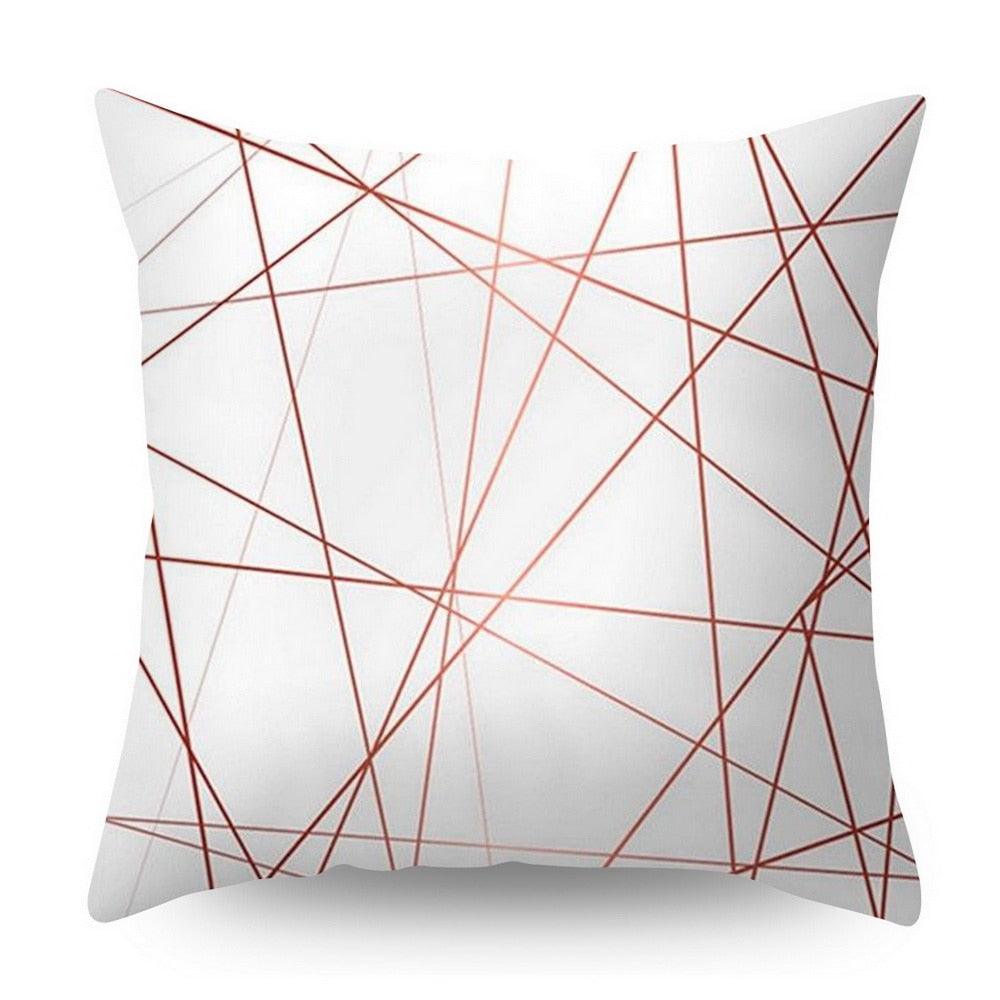 Nordic Style Pillow Covers Plant Letter Flower Geometric Sofa Cushion cover Headrest Pink Party Decorations Gift For Kids Geometric Decorative Throw Pillow Covers Square Cotton Cushion Covers Outdoor Sofa Home Pillow Covers