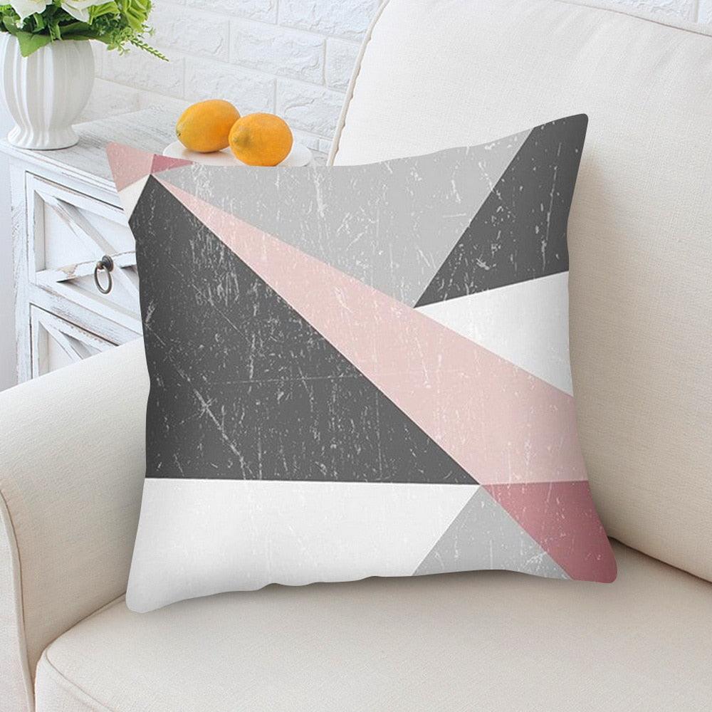 Nordic Style Pillow Covers Plant Letter Flower Geometric Sofa Cushion cover Headrest Pink Party Decorations Gift For Kids Geometric Decorative Throw Pillow Covers Square Cotton Cushion Covers Outdoor Sofa Home Pillow Covers