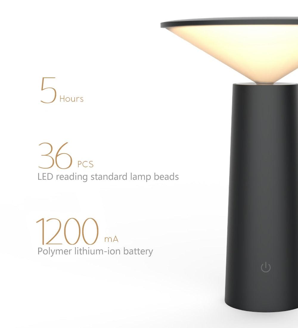 Novelty Bedroom Reading Book Light Modern Desk Lamp USB LED Table Lamp Touch Sensor Control for Home Office Decoration Decorative Table Lamp Cute Study Lamps for Bedroom Décor