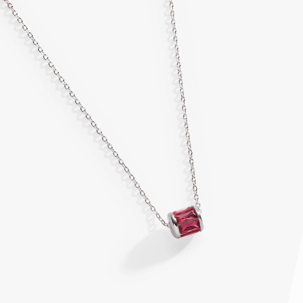 October Birthstone Precious Pendant Necklace