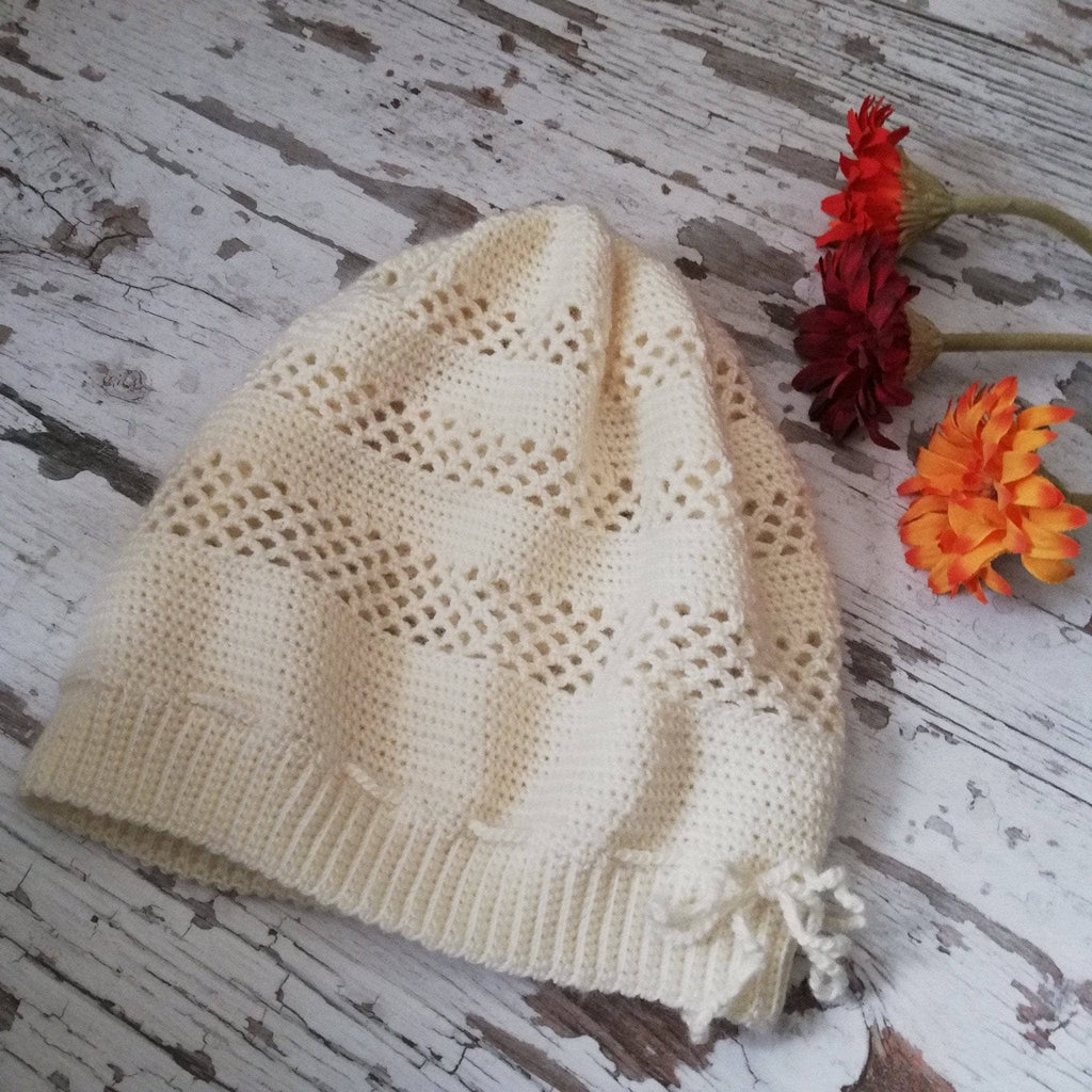 Out of the Snow Beanie Crochet Pattern