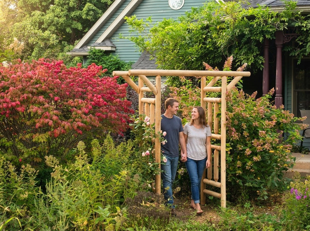 Outdoor Wooden Arbor