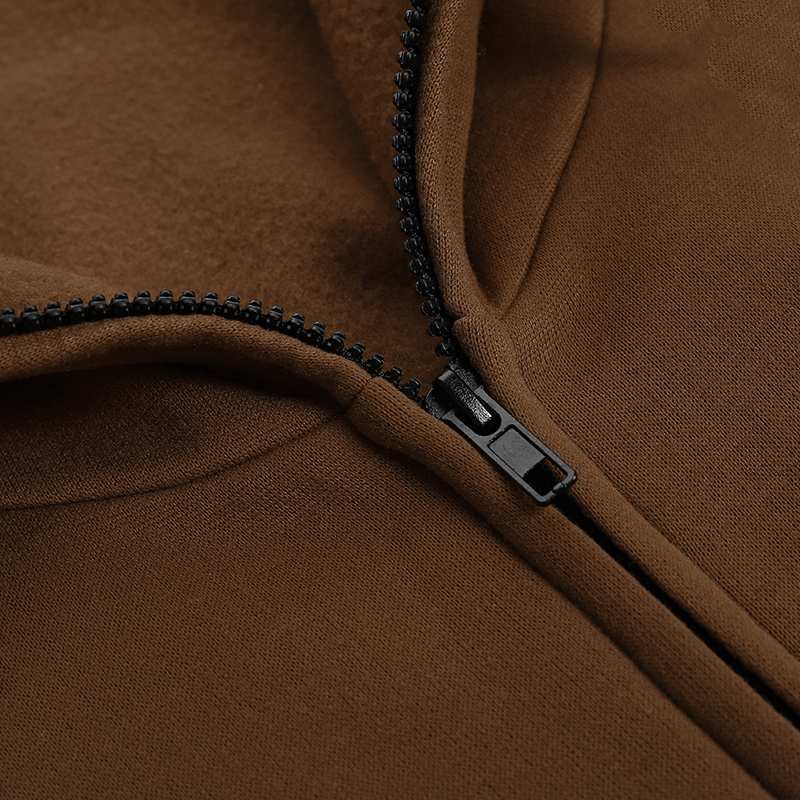 Oversized Hooded Zip-Up Maxi Dress | Fleece Robe Abaya (MS163)