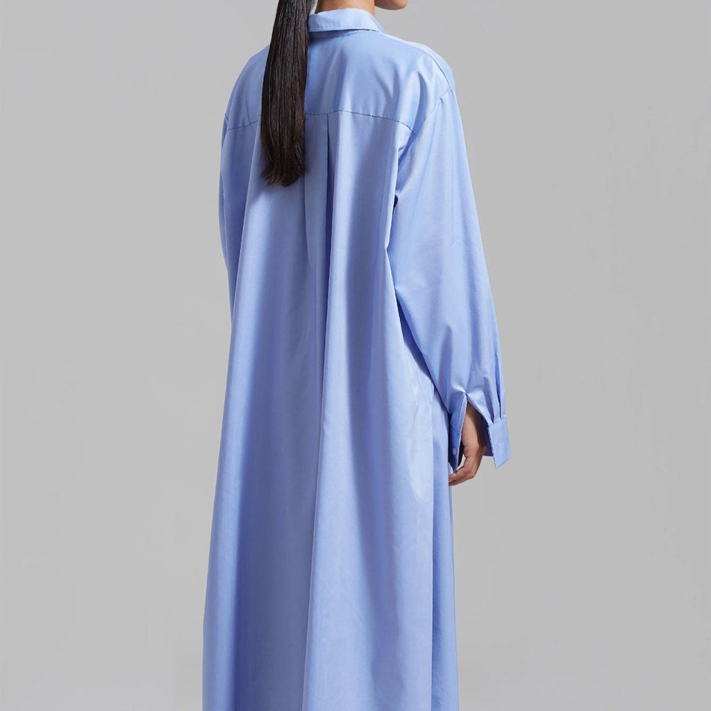 Oversized Shirt Dress with Side Slits(MS332)