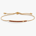 January Everyday Birthstone Pave Bolo Bracelet