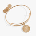Initial I Pave Starburst Texture Bangle