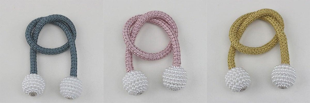 Pearl Magnetic Curtain Clip Curtain Holder Tieback Buckle Clips Hanging Ball Buckle Tie Back Curtain Accessories Home Decor  Decorative Curtain Holdbacks Crystal Tie Backs For Curtains Curtain Holders For Window Draperies