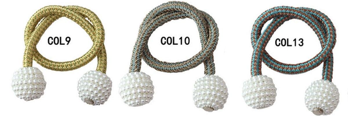 Pearl Magnetic Curtain Clip Curtain Holder Tieback Buckle Clips Hanging Ball Buckle Tie Back Curtain Accessories Home Decor  Decorative Curtain Holdbacks Crystal Tie Backs For Curtains Curtain Holders For Window Draperies