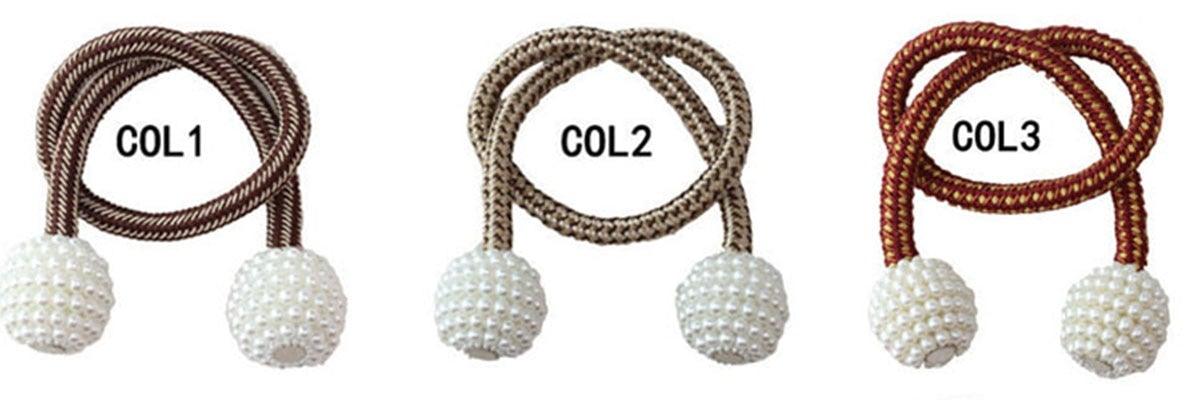 Pearl Magnetic Curtain Clip Curtain Holder Tieback Buckle Clips Hanging Ball Buckle Tie Back Curtain Accessories Home Decor  Decorative Curtain Holdbacks Crystal Tie Backs For Curtains Curtain Holders For Window Draperies