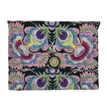 Embroidered Flower Clutch