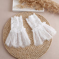 Pleated Lace Mesh Cuff Sleeves (MAC425)