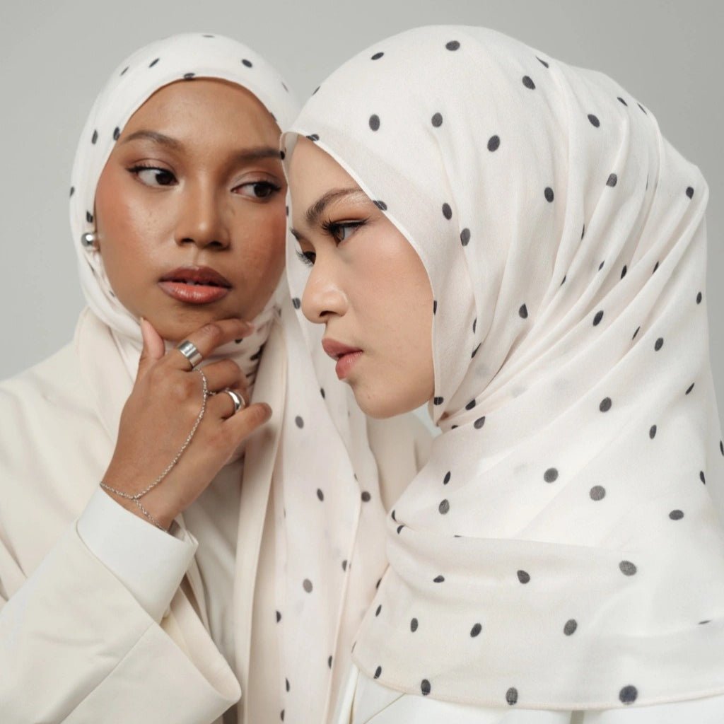 Polka Dot Hijab Scarf(MH230)