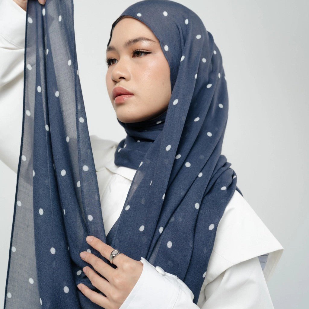 Polka Dot Hijab Scarf(MH230)